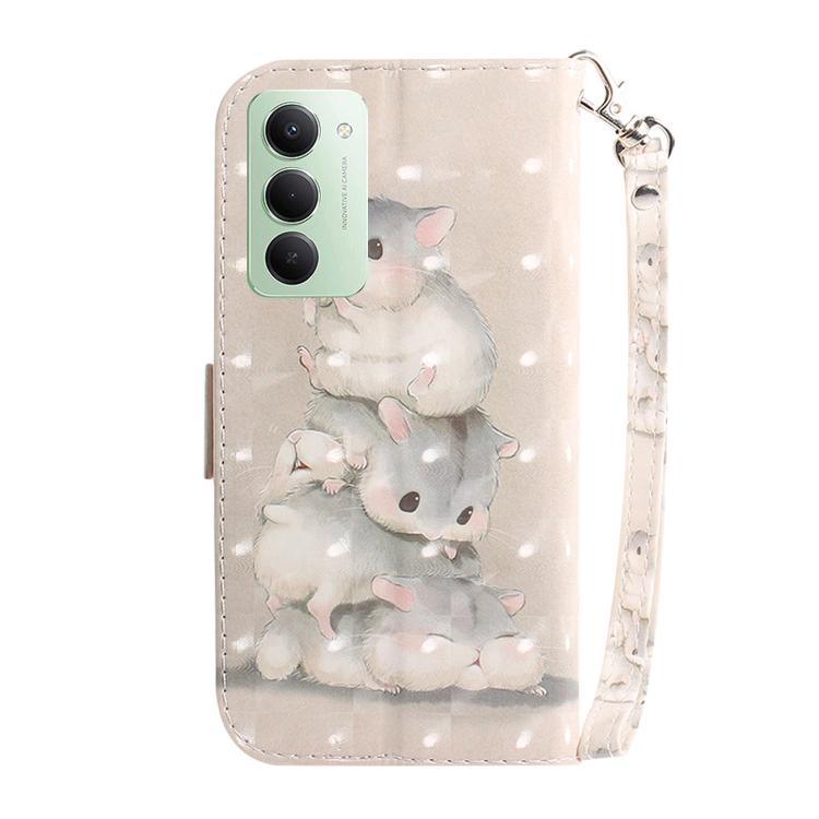 For Redmi 15 5G / 4G EU 171mm 3D Colored Flip Leather Phone Case