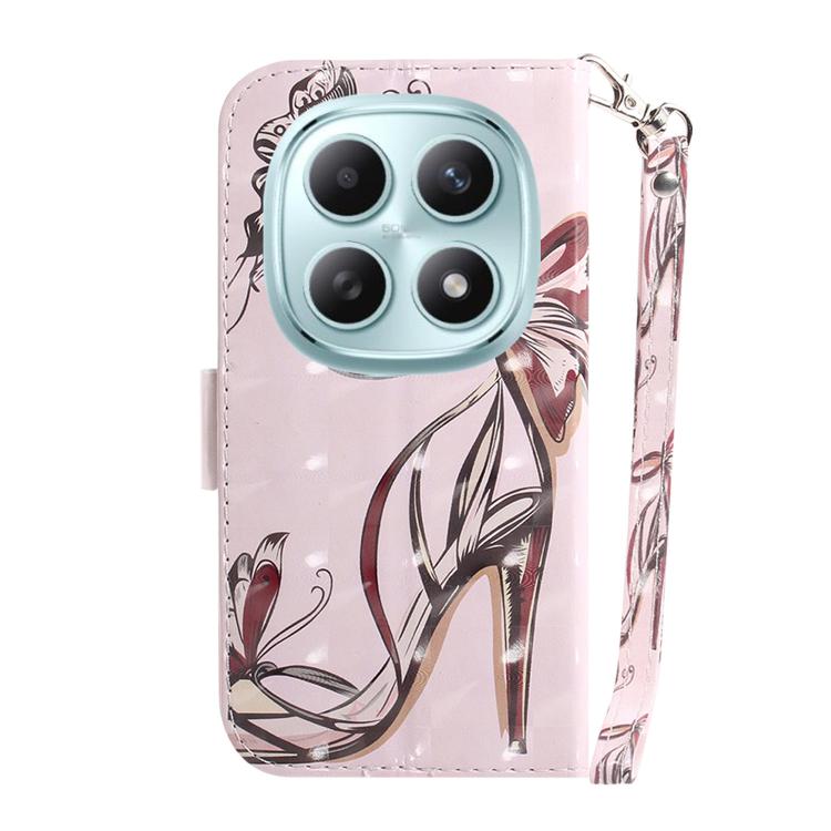 For Redmi Note 15 4G / 5G Global 164mm / Poco M8 5G 3D Colored Flip Leather Phone Case