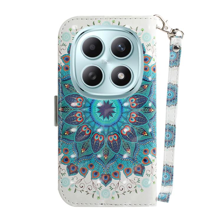 For Redmi Note 15 4G / 5G Global 164mm / Poco M8 5G 3D Colored Flip Leather Phone Case