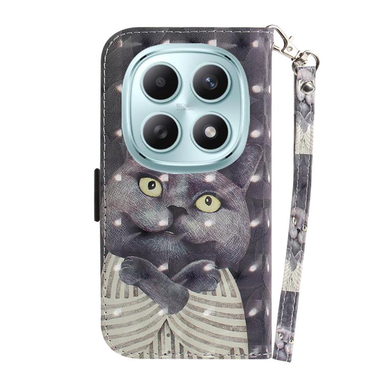 For Redmi Note 15 4G / 5G Global 164mm / Poco M8 5G 3D Colored Flip Leather Phone Case