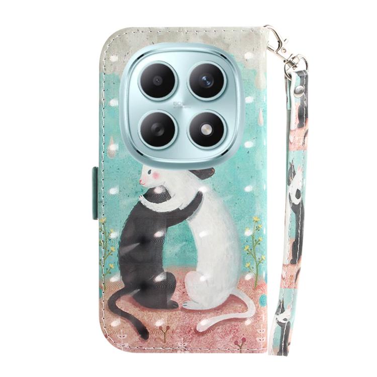 For Redmi Note 15 4G / 5G Global 164mm / Poco M8 5G 3D Colored Flip Leather Phone Case