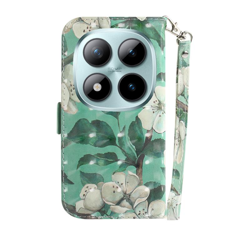 For Redmi Note 15 Pro 5G Global 163.6mm 3D Colored Flip Leather Phone Case