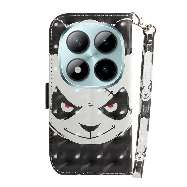 For Redmi Note 15 Pro 5G Global 163.6mm 3D Colored Flip Leather Phone Case