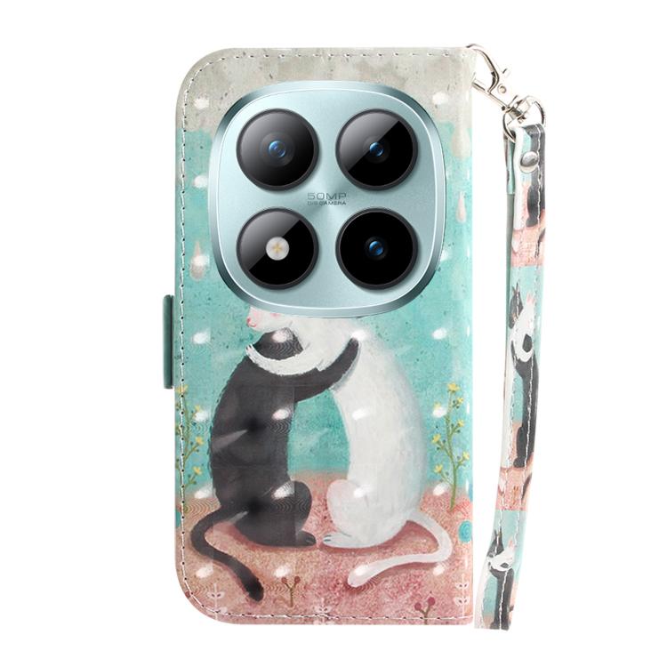 For Redmi Note 15 Pro 5G Global 163.6mm 3D Colored Flip Leather Phone Case