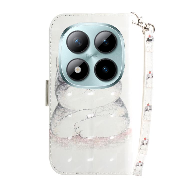 For Redmi Note 15 Pro 5G Global 163.6mm 3D Colored Flip Leather Phone Case