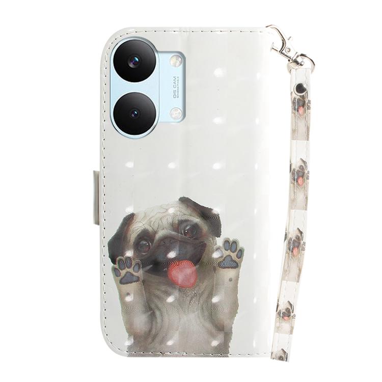For Redmi Turbo 5 Max 5G / Poco X8 Pro Max 5G 3D Colored Flip Leather Phone Case