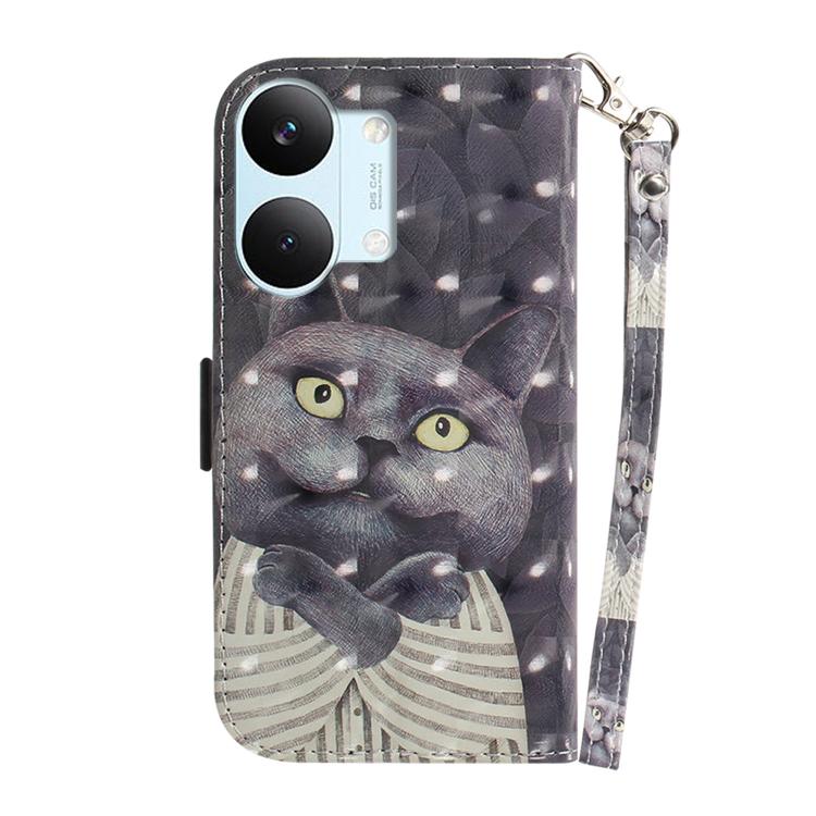 For Redmi Turbo 5 Max 5G / Poco X8 Pro Max 5G 3D Colored Flip Leather Phone Case