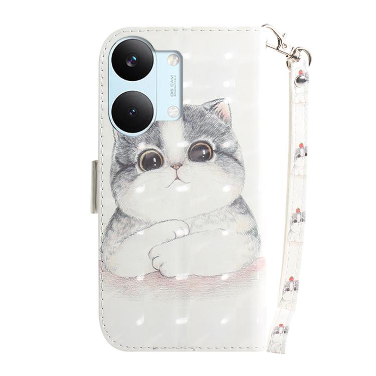 For Redmi Turbo 5 Max 5G / Poco X8 Pro Max 5G 3D Colored Flip Leather Phone Case