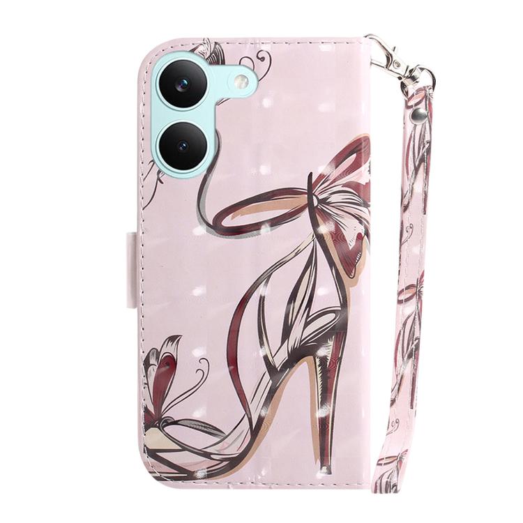 For Redmi Turbo 5 5G / Poco X8 Pro 5G 3D Colored Flip Leather Phone Case