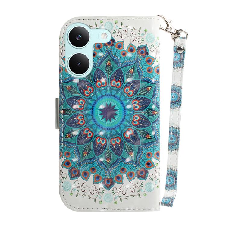 For Redmi Turbo 5 5G / Poco X8 Pro 5G 3D Colored Flip Leather Phone Case
