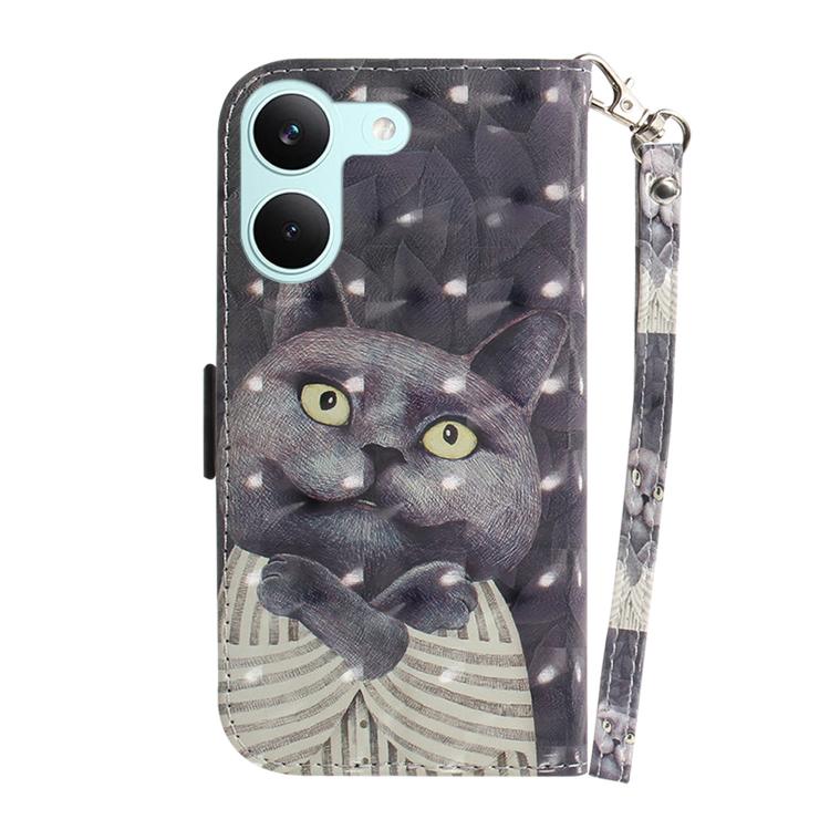 For Redmi Turbo 5 5G / Poco X8 Pro 5G 3D Colored Flip Leather Phone Case