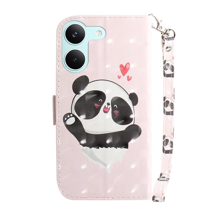 For Redmi Turbo 5 5G / Poco X8 Pro 5G 3D Colored Flip Leather Phone Case