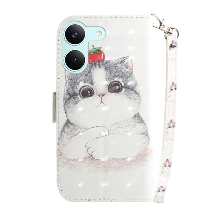 For Redmi Turbo 5 5G / Poco X8 Pro 5G 3D Colored Flip Leather Phone Case