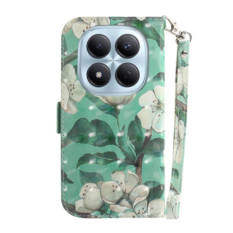 For Redmi Note 15 Pro 4G Global 163.2mm 3D Colored Flip Leather Phone Case