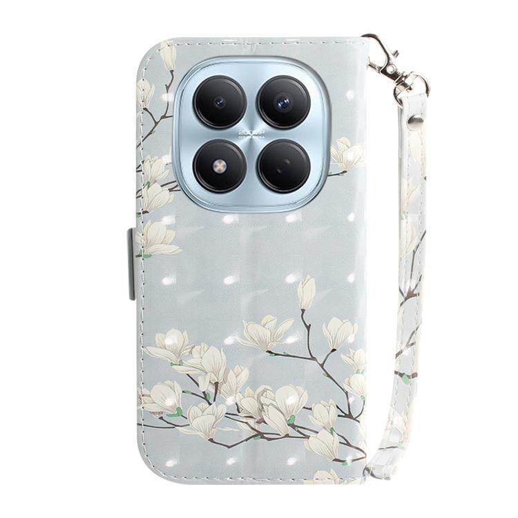 For Redmi Note 15 Pro 4G Global 163.2mm 3D Colored Flip Leather Phone Case