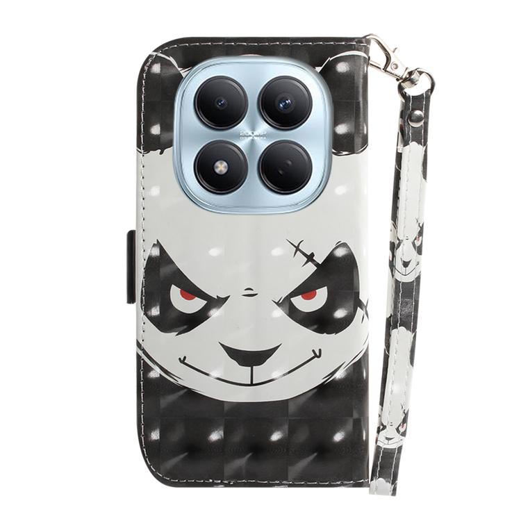 For Redmi Note 15 Pro 4G Global 163.2mm 3D Colored Flip Leather Phone Case