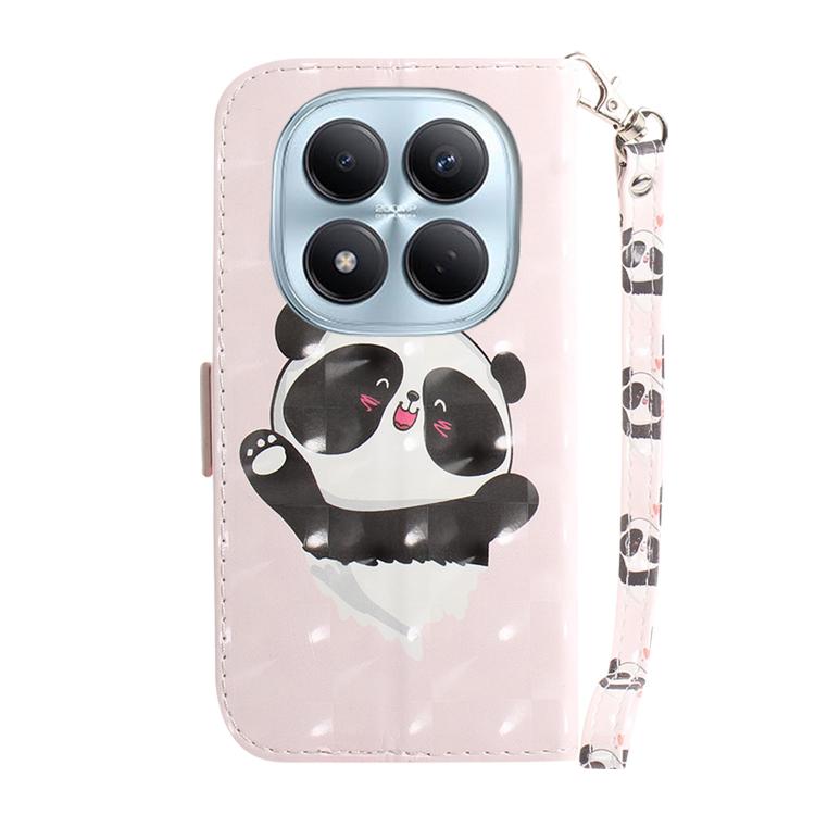 For Redmi Note 15 Pro 4G Global 163.2mm 3D Colored Flip Leather Phone Case
