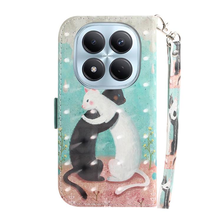 For Redmi Note 15 Pro 4G Global 163.2mm 3D Colored Flip Leather Phone Case