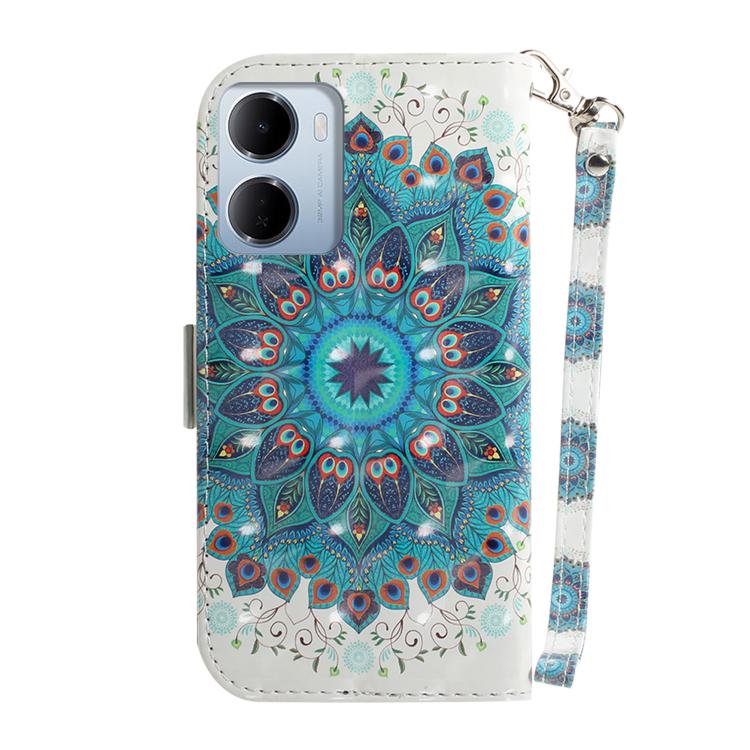 For Redmi 15a 5G 3D Colored Flip Leather Phone Case