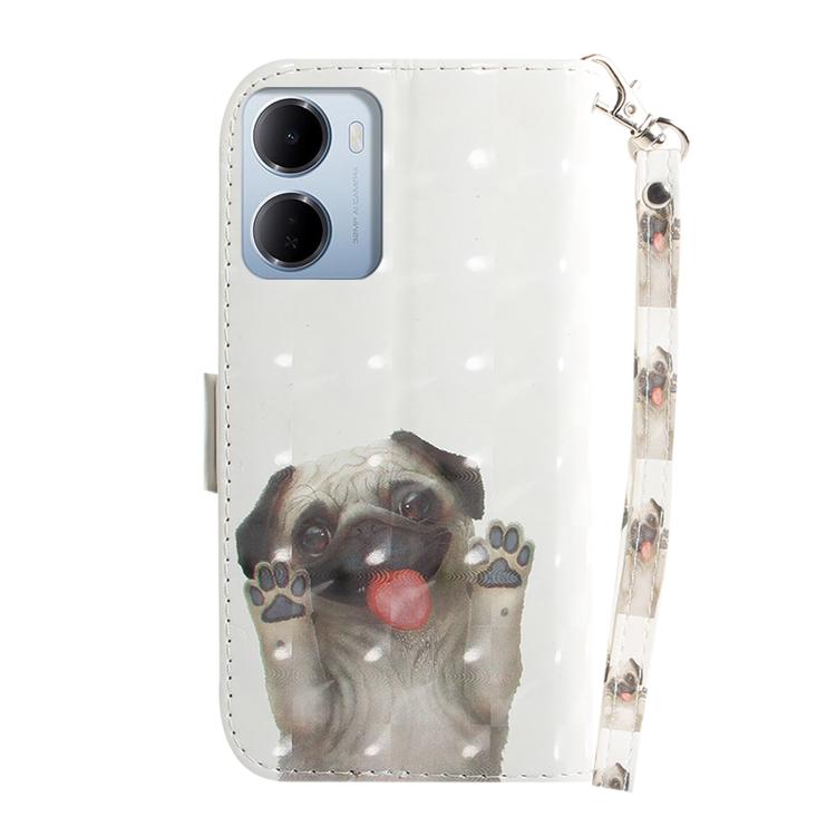 For Redmi 15a 5G 3D Colored Flip Leather Phone Case