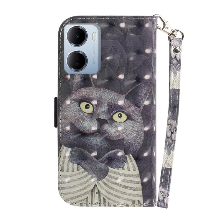 For Redmi 15a 5G 3D Colored Flip Leather Phone Case