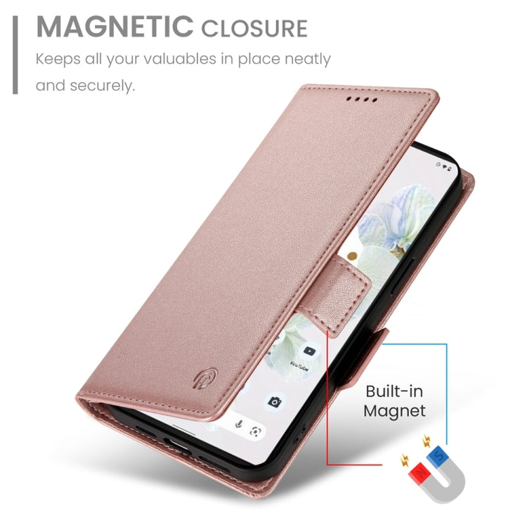For Google Pixel 7 Pro Side Buckle Magnetic Frosted Leather Phone Case