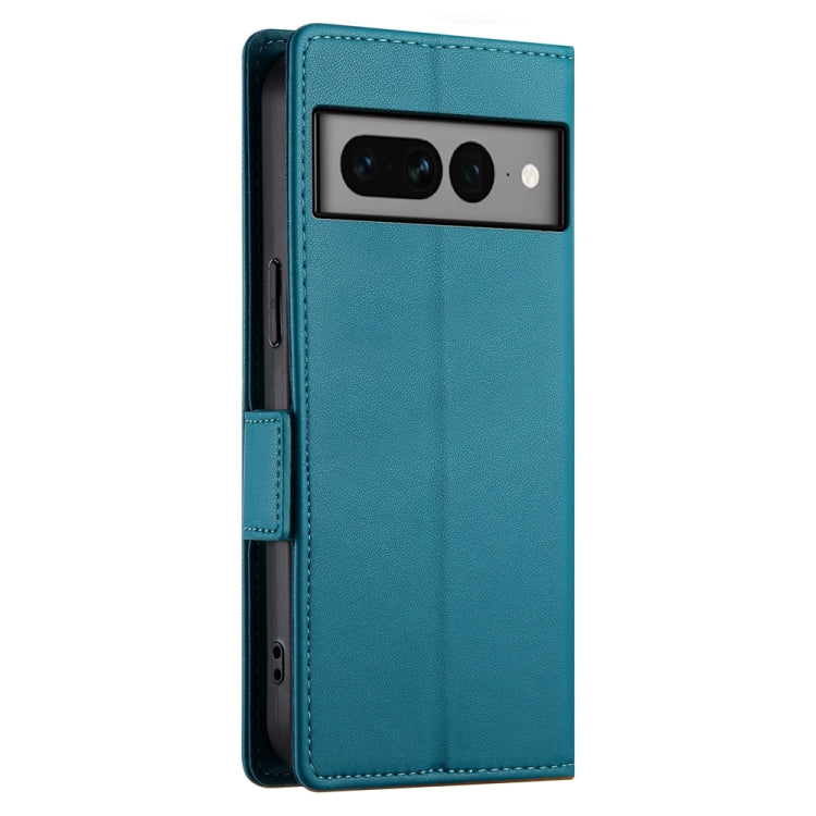 For Google Pixel 7 Pro Side Buckle Magnetic Frosted Leather Phone Case