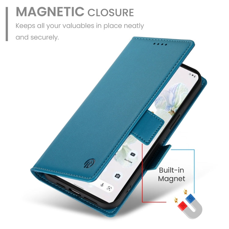 For Google Pixel 7 Pro Side Buckle Magnetic Frosted Leather Phone Case