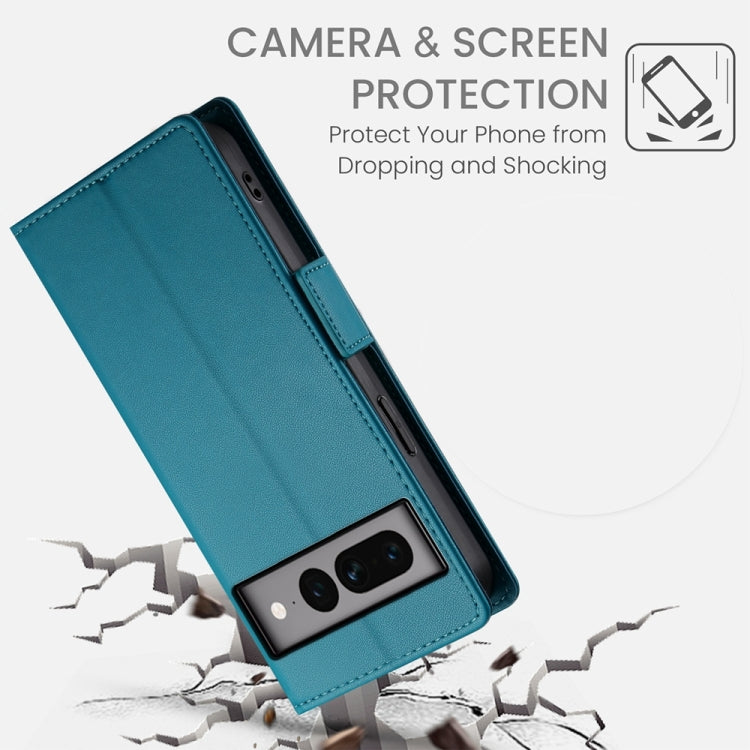 For Google Pixel 7 Pro Side Buckle Magnetic Frosted Leather Phone Case
