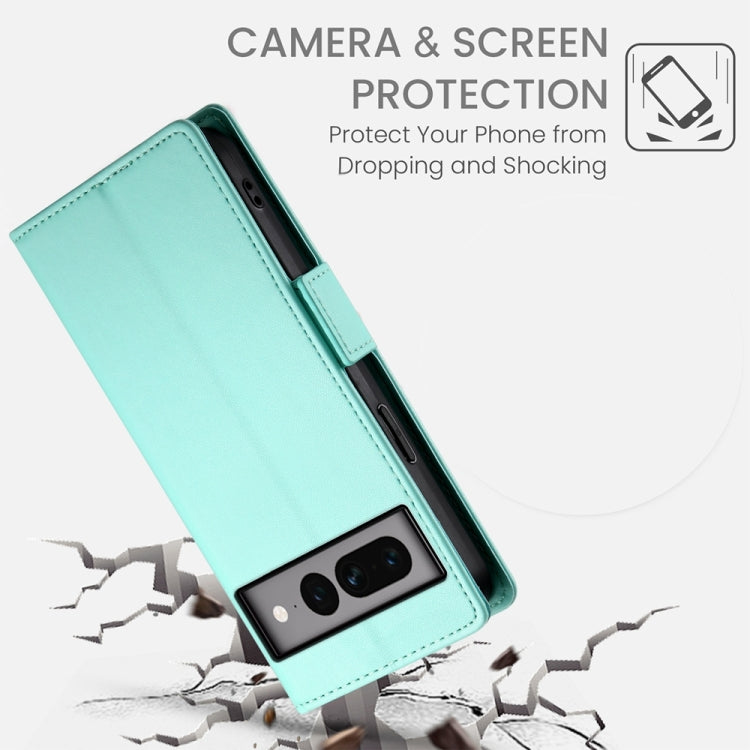 For Google Pixel 7 Pro Side Buckle Magnetic Frosted Leather Phone Case