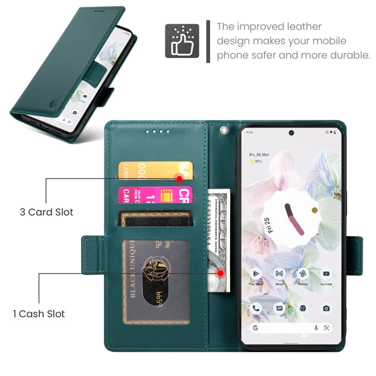 For Google Pixel 7 Pro Side Buckle Magnetic Frosted Leather Phone Case