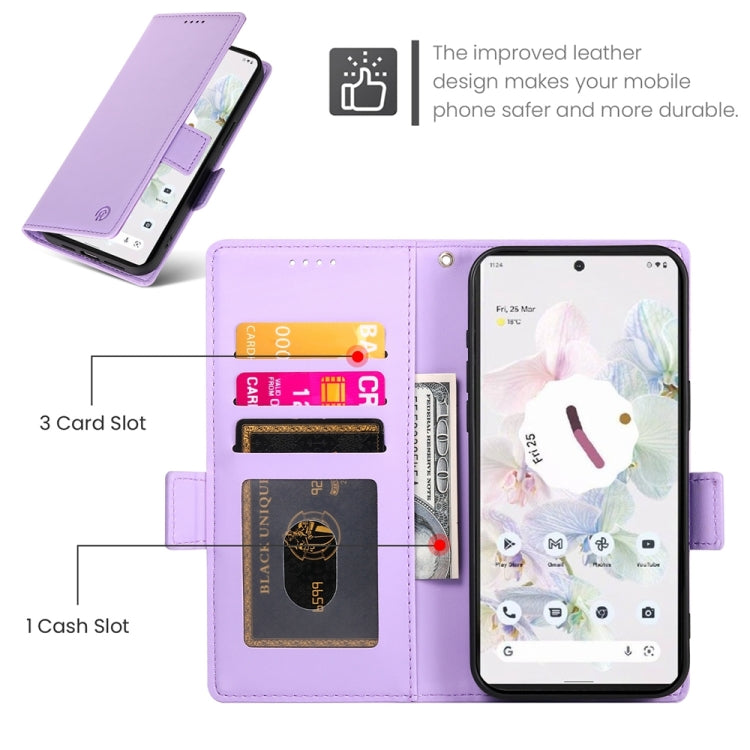 For Google Pixel 7 Pro Side Buckle Magnetic Frosted Leather Phone Case