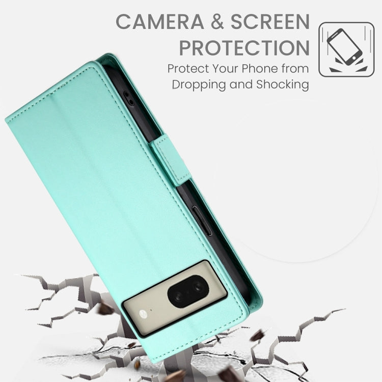 For Google Pixel 8 Side Buckle Magnetic Frosted Leather Phone Case