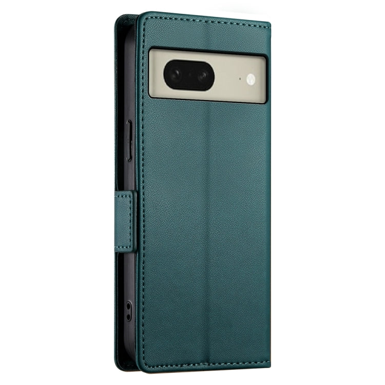 For Google Pixel 8 Side Buckle Magnetic Frosted Leather Phone Case