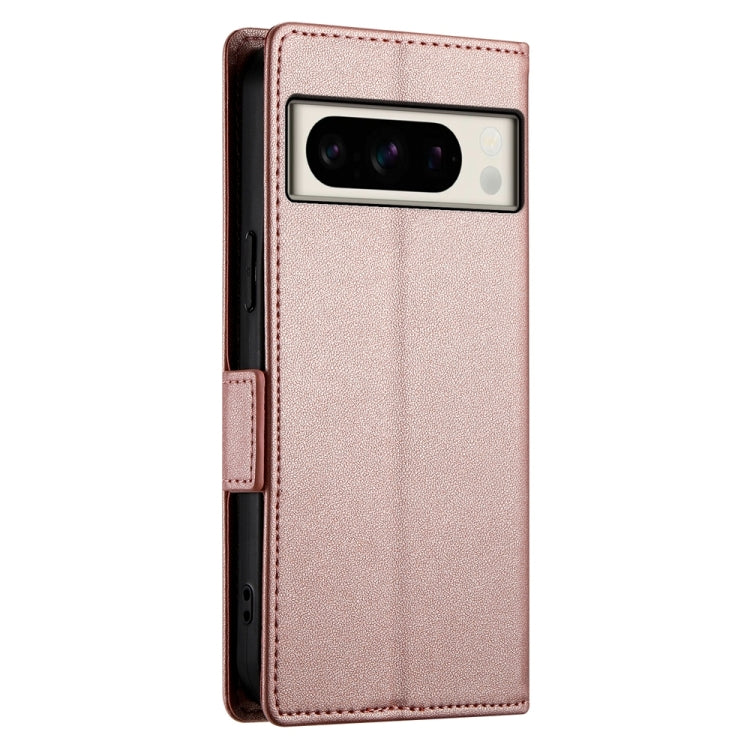 For Google Pixel 8 Pro Side Buckle Magnetic Frosted Leather Phone Case