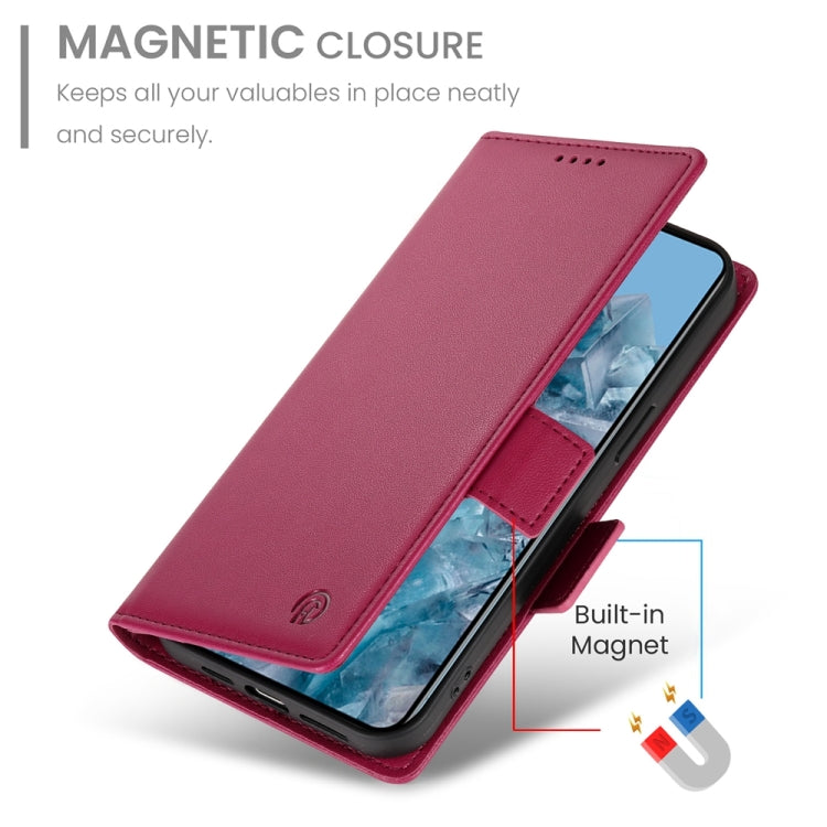 For Google Pixel 8 Pro Side Buckle Magnetic Frosted Leather Phone Case