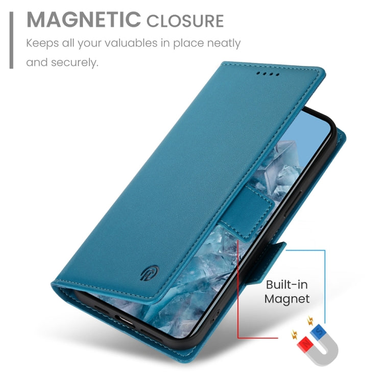 For Google Pixel 8 Pro Side Buckle Magnetic Frosted Leather Phone Case