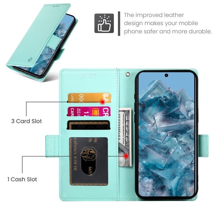 For Google Pixel 8 Pro Side Buckle Magnetic Frosted Leather Phone Case