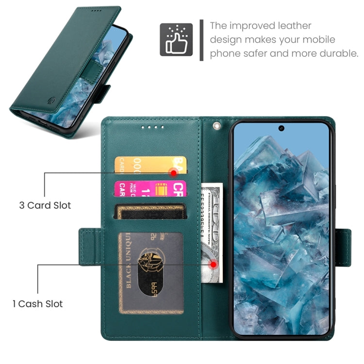 For Google Pixel 8 Pro Side Buckle Magnetic Frosted Leather Phone Case