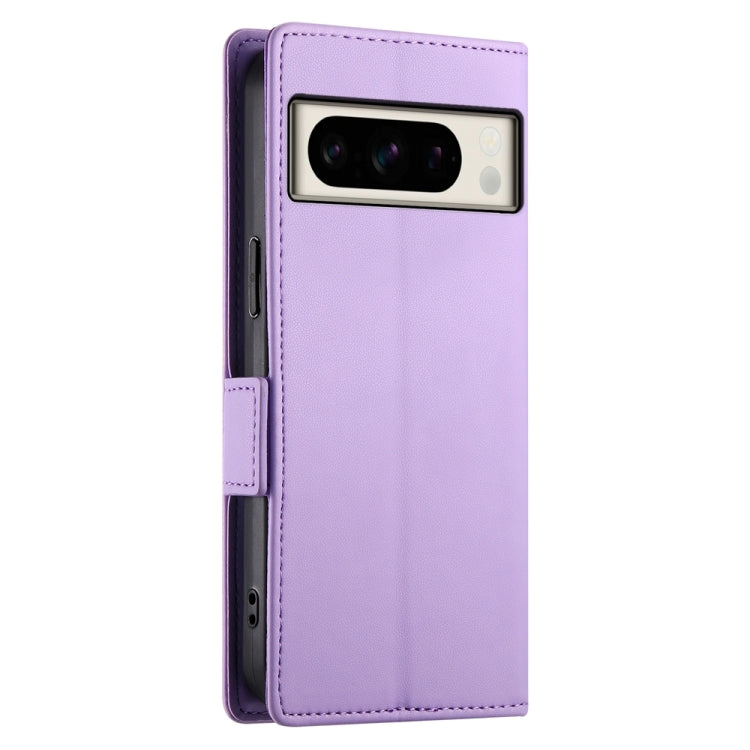 For Google Pixel 8 Pro Side Buckle Magnetic Frosted Leather Phone Case