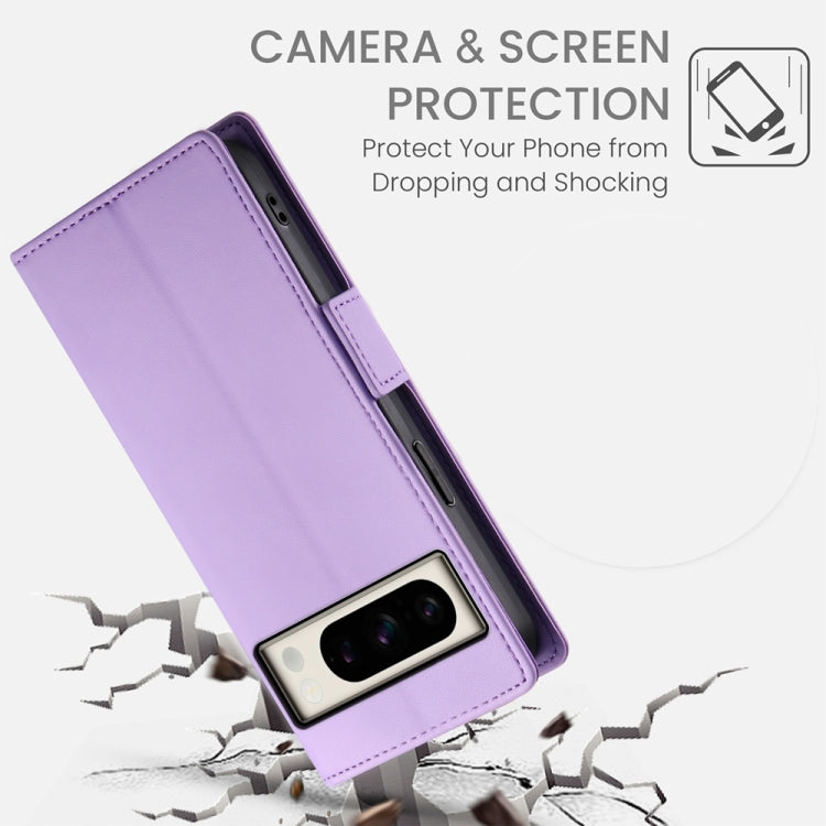 For Google Pixel 8 Pro Side Buckle Magnetic Frosted Leather Phone Case