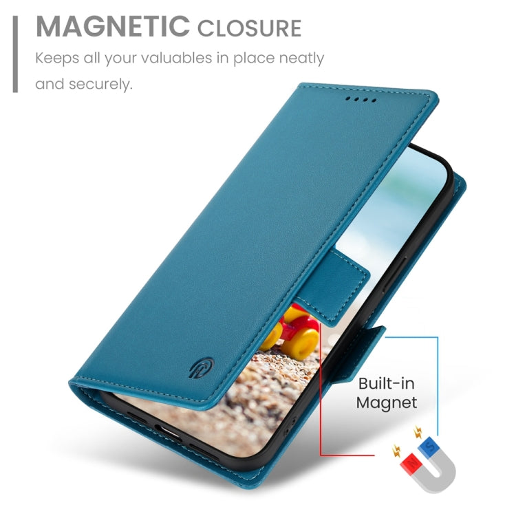 For Google Pixel 9 Pro Side Buckle Magnetic Frosted Leather Phone Case