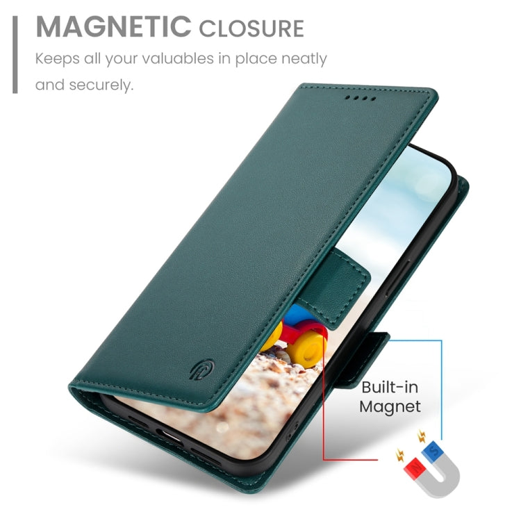 For Google Pixel 9 Side Buckle Magnetic Frosted Leather Phone Case