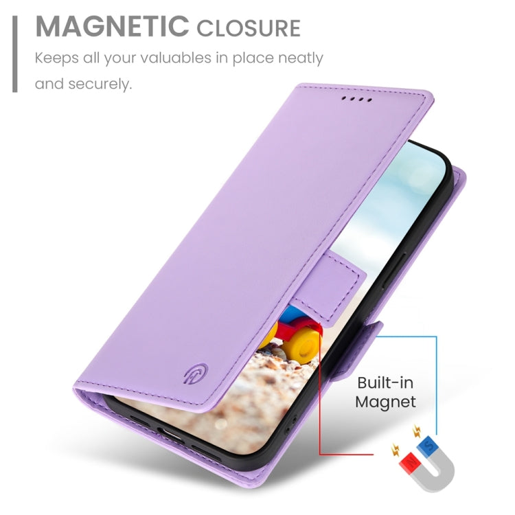 For Google Pixel 9 Side Buckle Magnetic Frosted Leather Phone Case