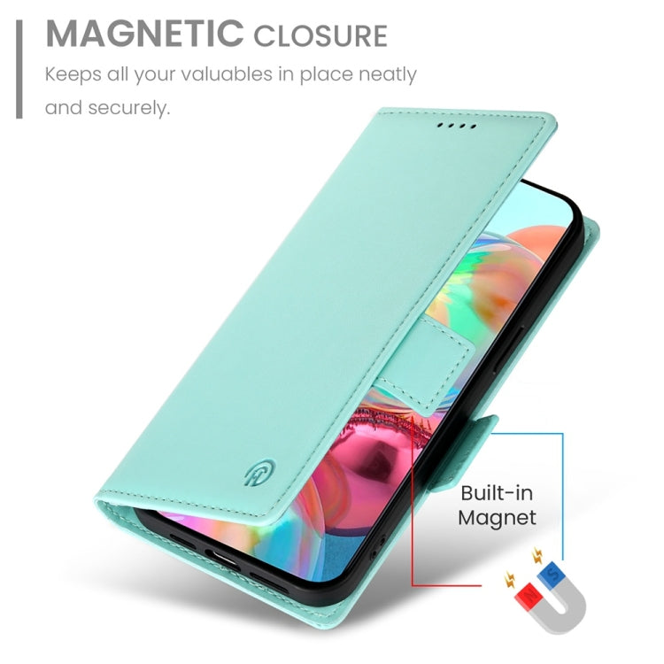 For Google Pixel 9a Side Buckle Magnetic Frosted Leather Phone Case