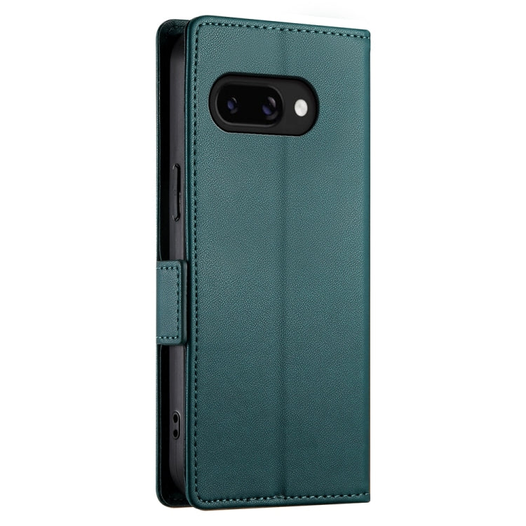 For Google Pixel 9a Side Buckle Magnetic Frosted Leather Phone Case