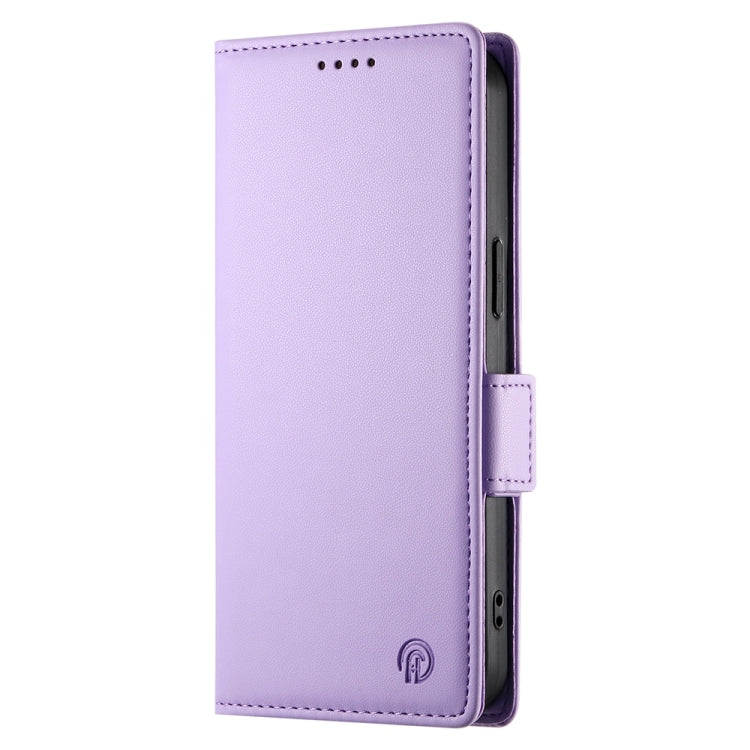 For Google Pixel 9a Side Buckle Magnetic Frosted Leather Phone Case