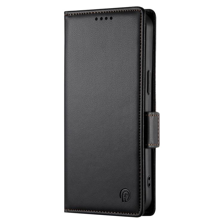 For Google Pixel 10a Side Buckle Magnetic Frosted Leather Phone Case