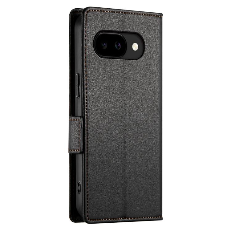 For Google Pixel 10a Side Buckle Magnetic Frosted Leather Phone Case