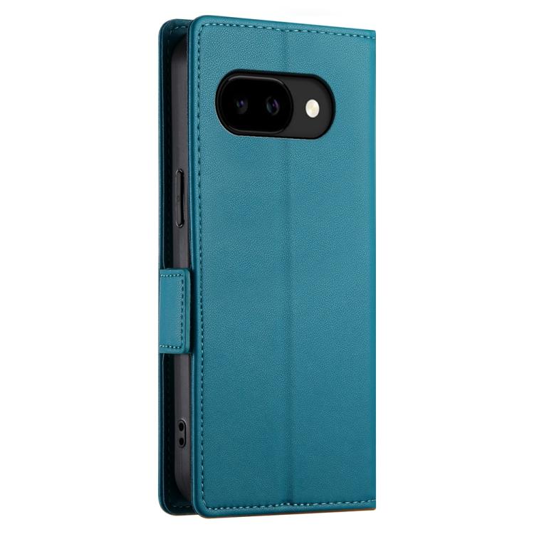 For Google Pixel 10a Side Buckle Magnetic Frosted Leather Phone Case